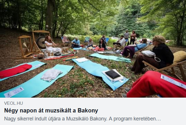 Négy napon át muzsikált a Bakony